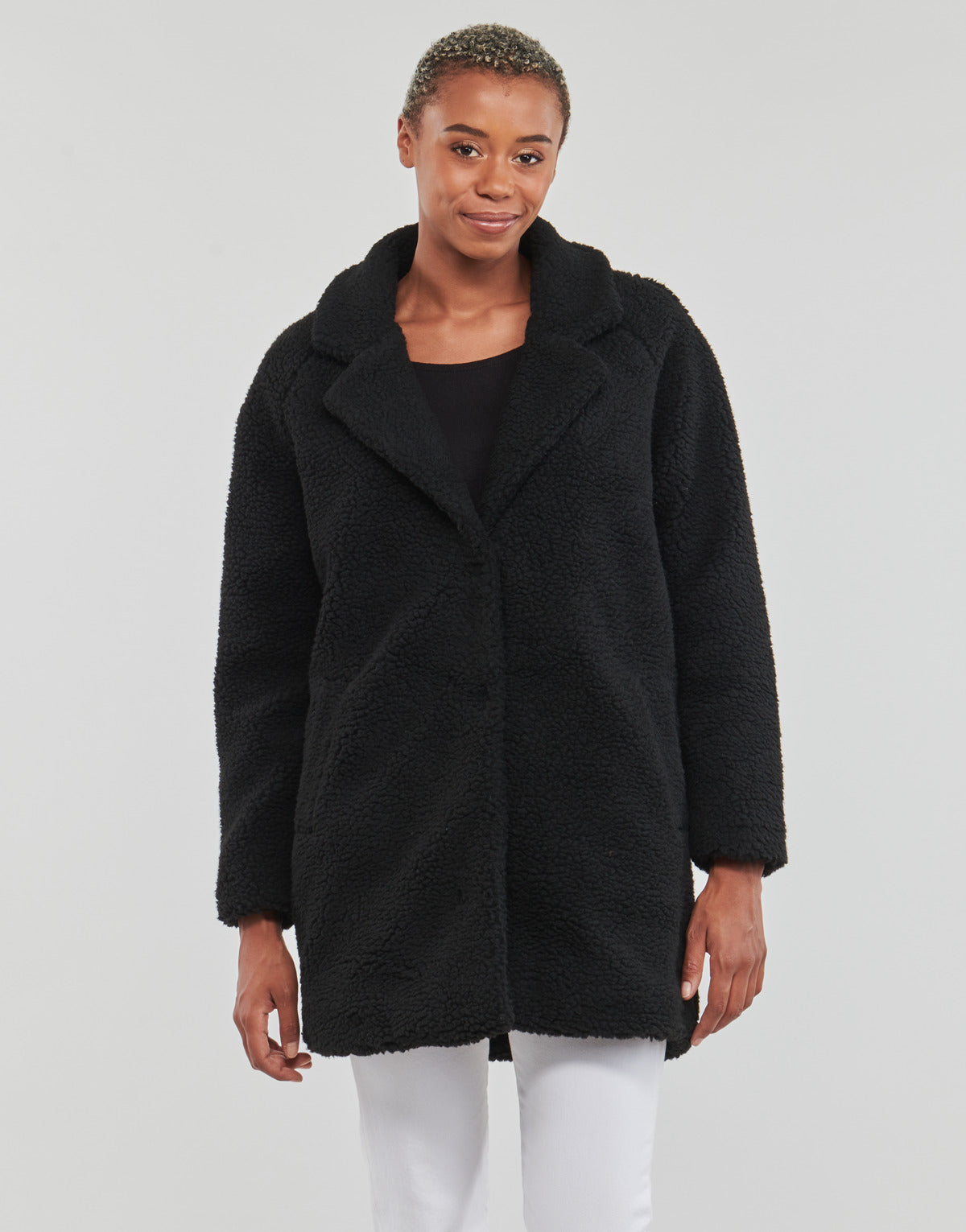 Mantella Donna Only  ONLNEWAURELIA SHERPA COAT CC OTW  Nero