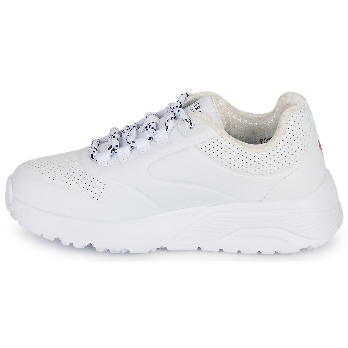 Scarpe bambini ragazza Skechers  UNO LITE  Bianco