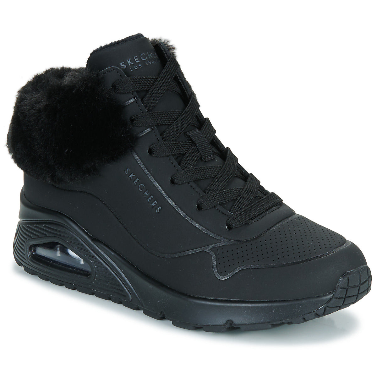 Scarpe bambini ragazza Skechers UNO Nero
