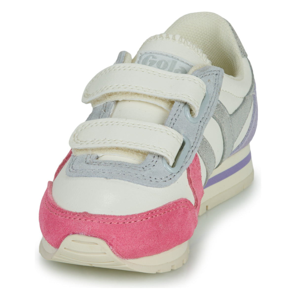 Scarpe bambini ragazza Gola Daytona Quadrant Strap Beige