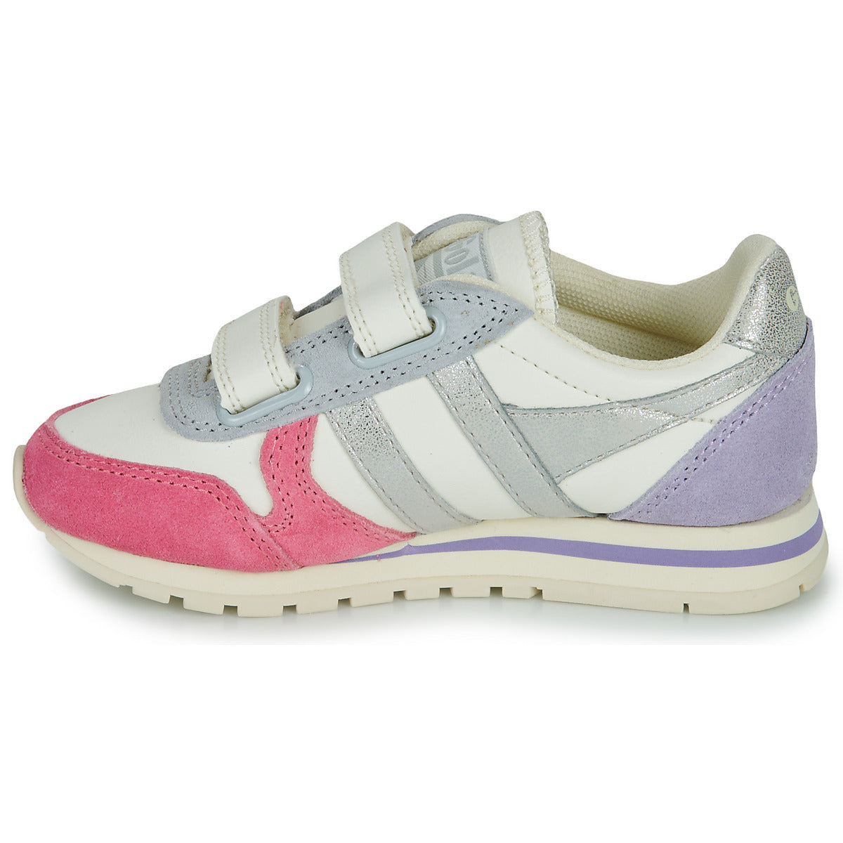 Scarpe bambini ragazza Gola Daytona Quadrant Strap Beige