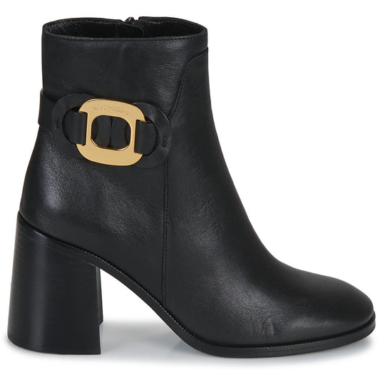 Stivaletti Donna See by Chloé CHANY ANKLE BOOT Nero
