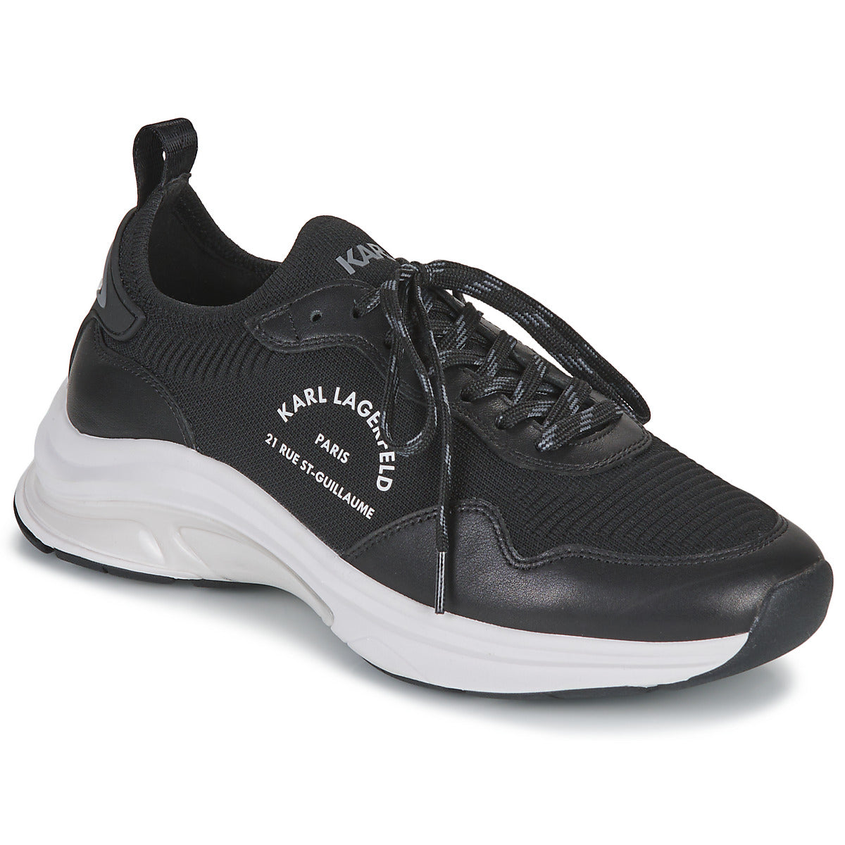 Sneakers Uomo Karl Lagerfeld LUX FINESSE Maison Karl Sock Rubber Nero