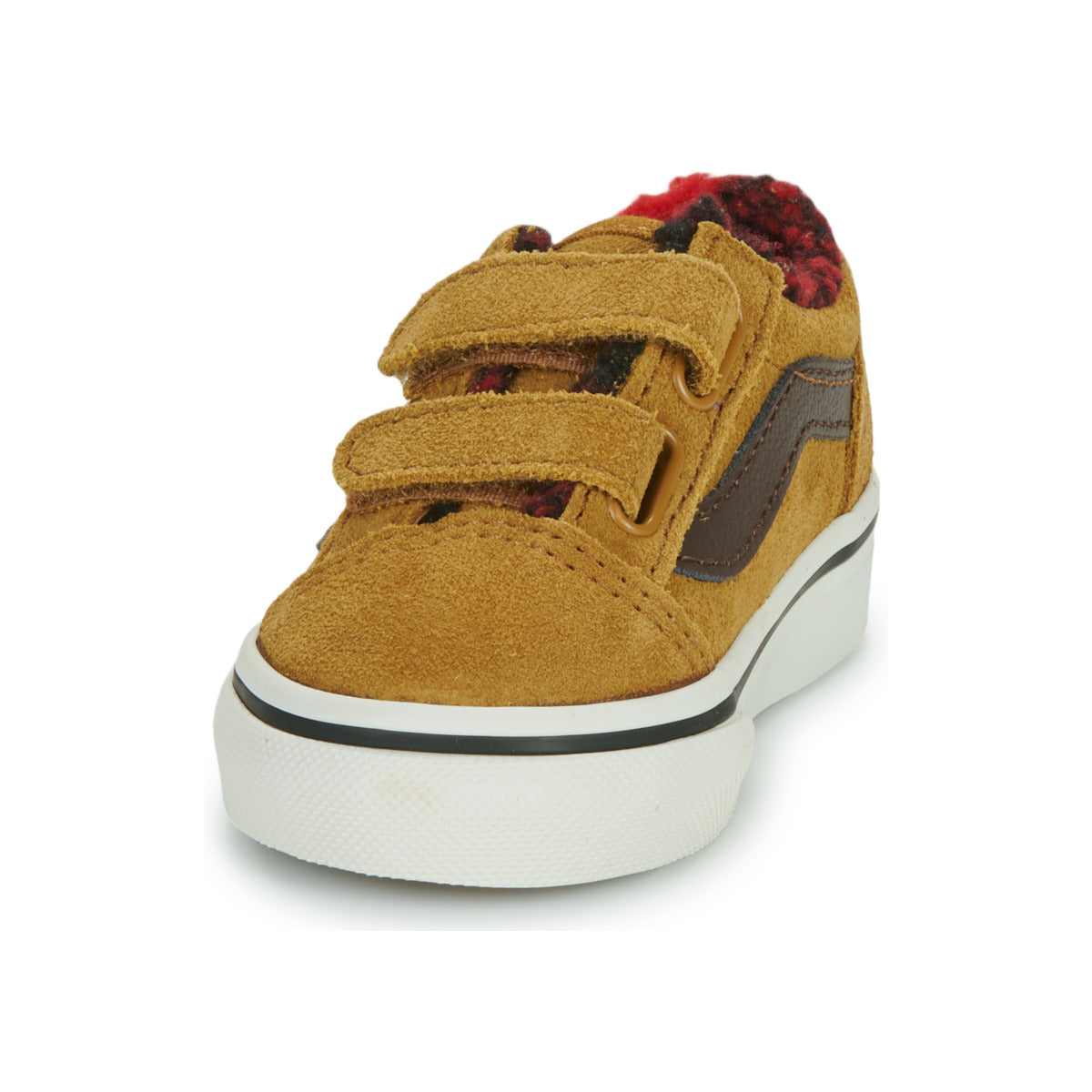 Scarpe bambini ragazzo Vans TD Old Skool V Marrone