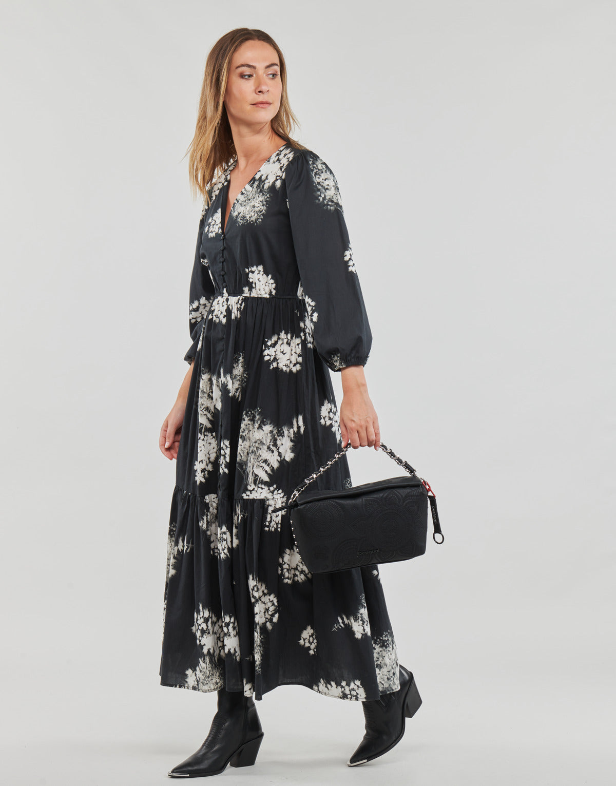 Abito lungo Donna Desigual KENDALL Multicolore