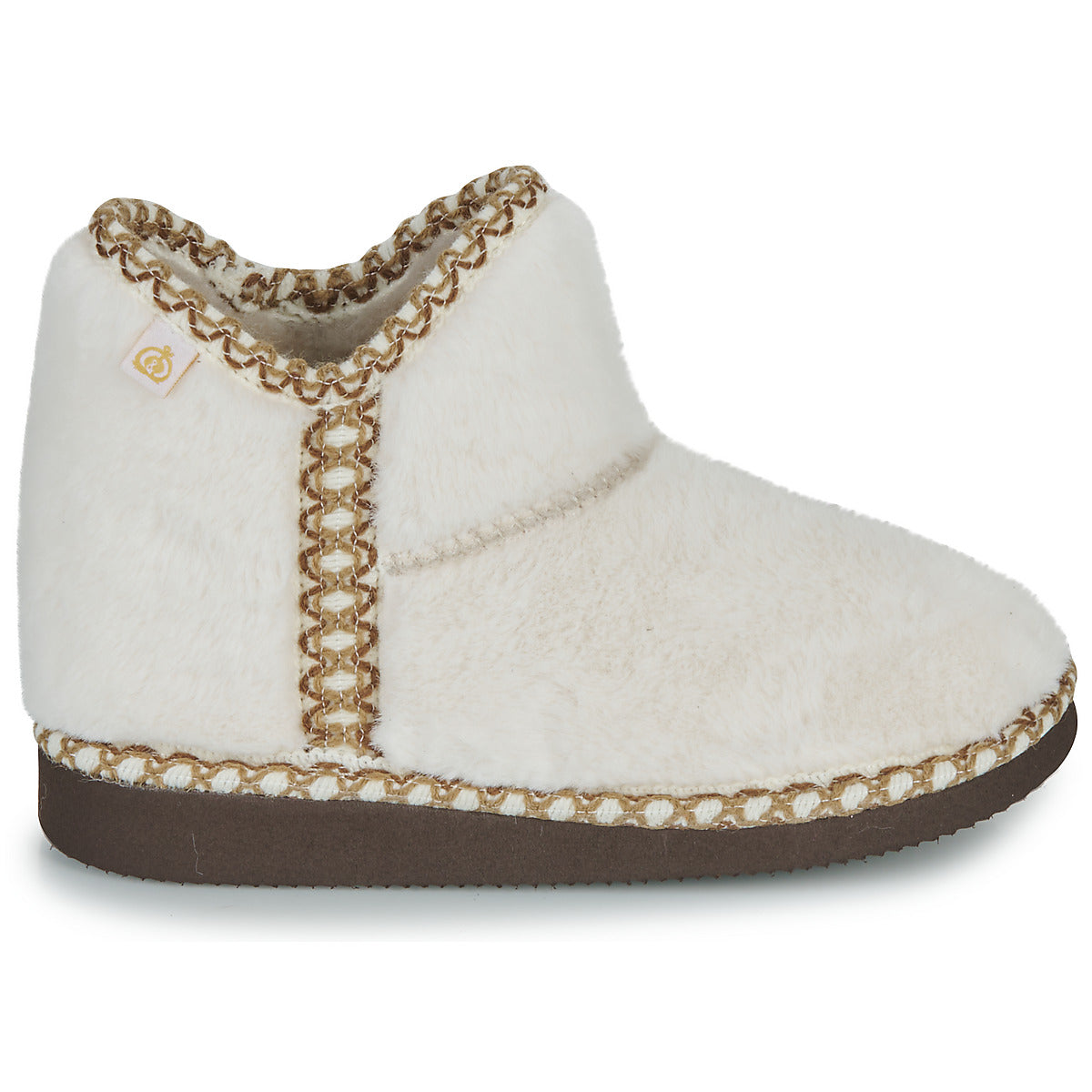 Pantofole bambini ragazza Citrouille et Compagnie NEW 23 Bianco