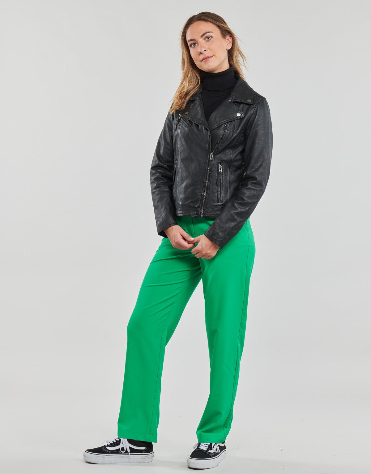 Giacca in pelle Donna Oakwood CLIPS Nero