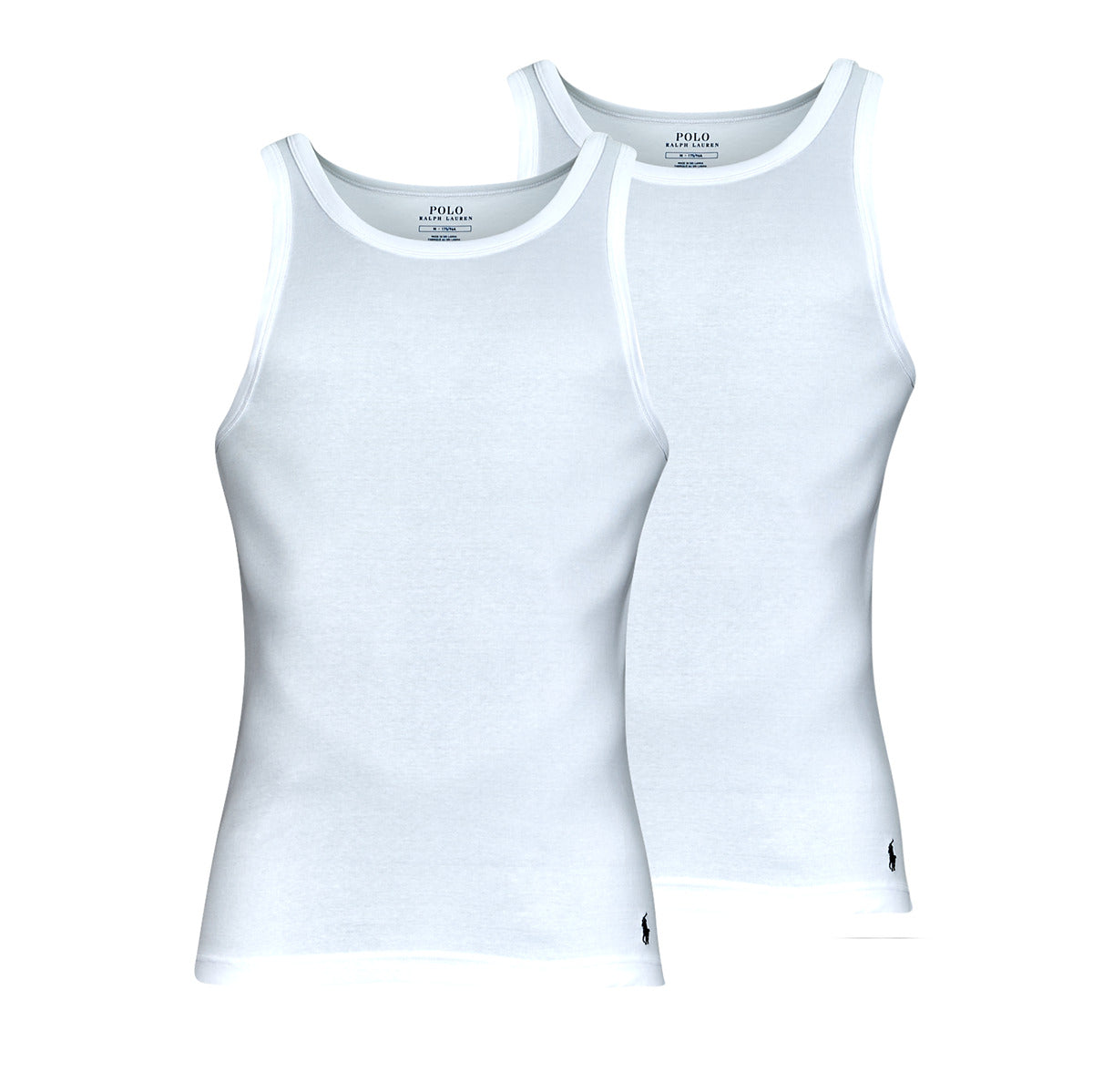 T-shirt senza maniche Uomo Polo Ralph Lauren  CLASSIC TANK 2 PACK  Bianco