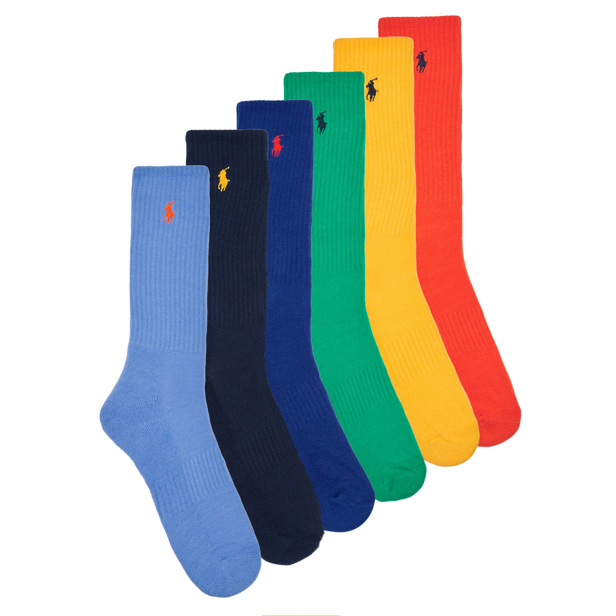 Calze sportive Uomo Polo Ralph Lauren  6 PACK  Multicolore