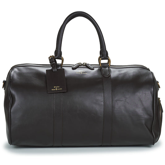 Borsa da viaggio Uomo Polo Ralph Lauren  DUFFLE-DUFFLE-SMOOTH LEATHER  Marrone