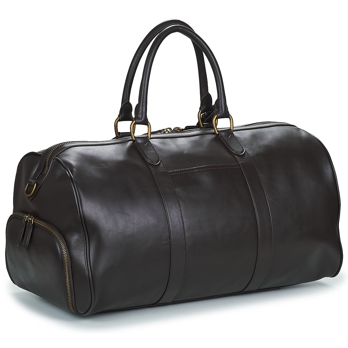 Borsa da viaggio Uomo Polo Ralph Lauren  DUFFLE-DUFFLE-SMOOTH LEATHER  Marrone