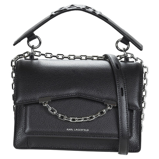 Borsa a tracolla Donna Karl Lagerfeld  K/SEVEN GRAINY SB  Nero