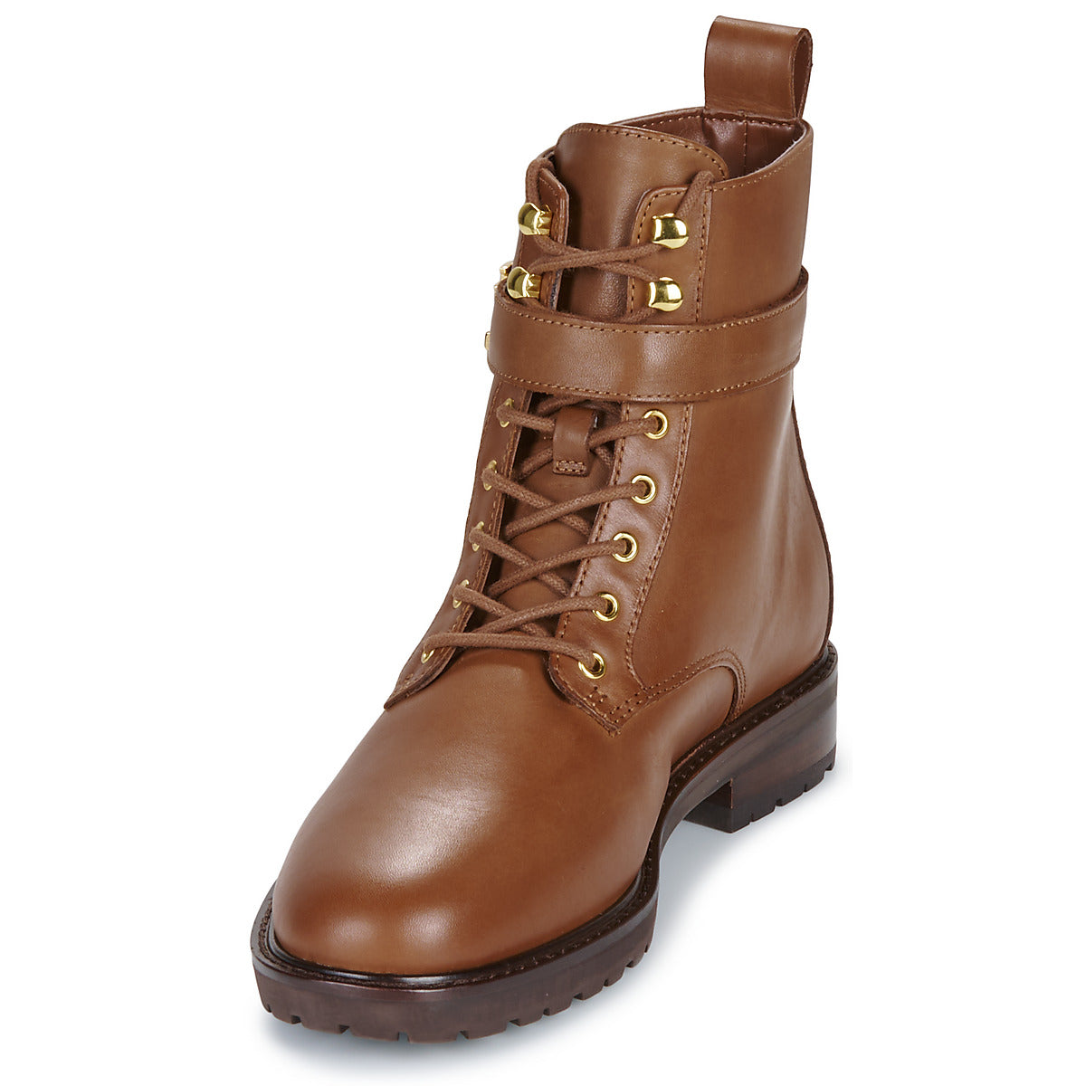 Stivaletti Donna Lauren Ralph Lauren  ELRIDGE-BOOTS-BOOTIE  Marrone