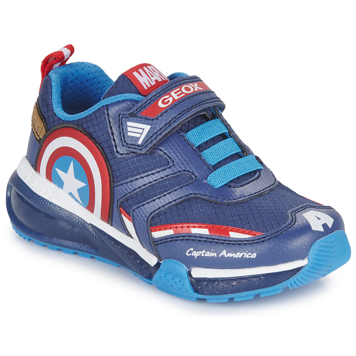 Scarpe bambini ragazzo Geox J BAYONYC BOY C Blu