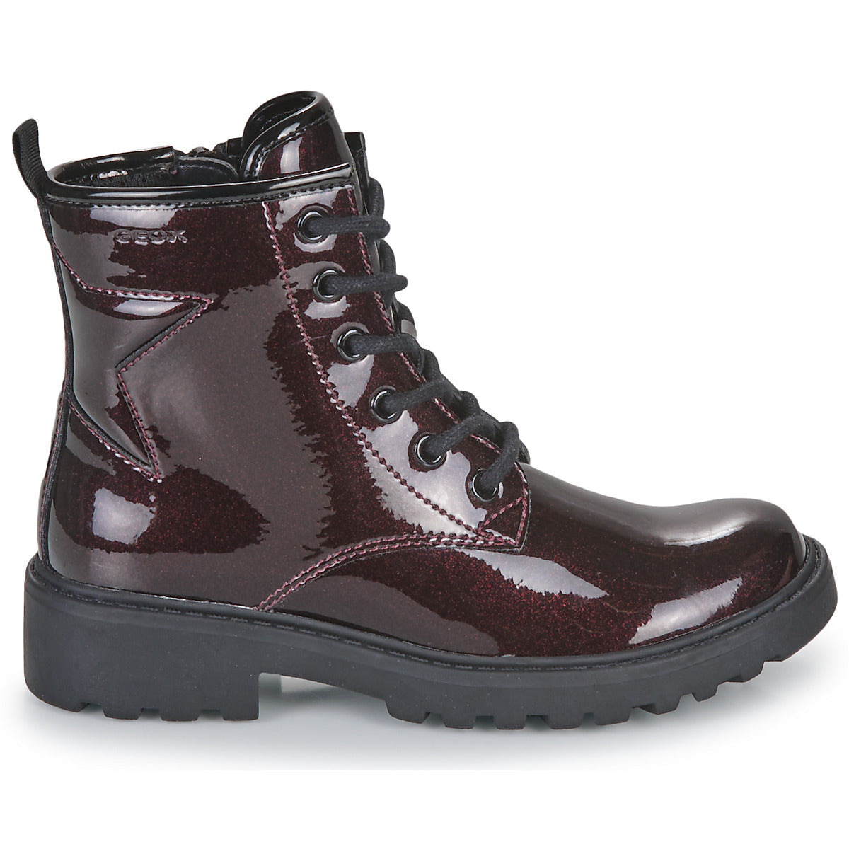 Stivaletti bambini ragazza Geox  J CASEY GIRL G  Rosso