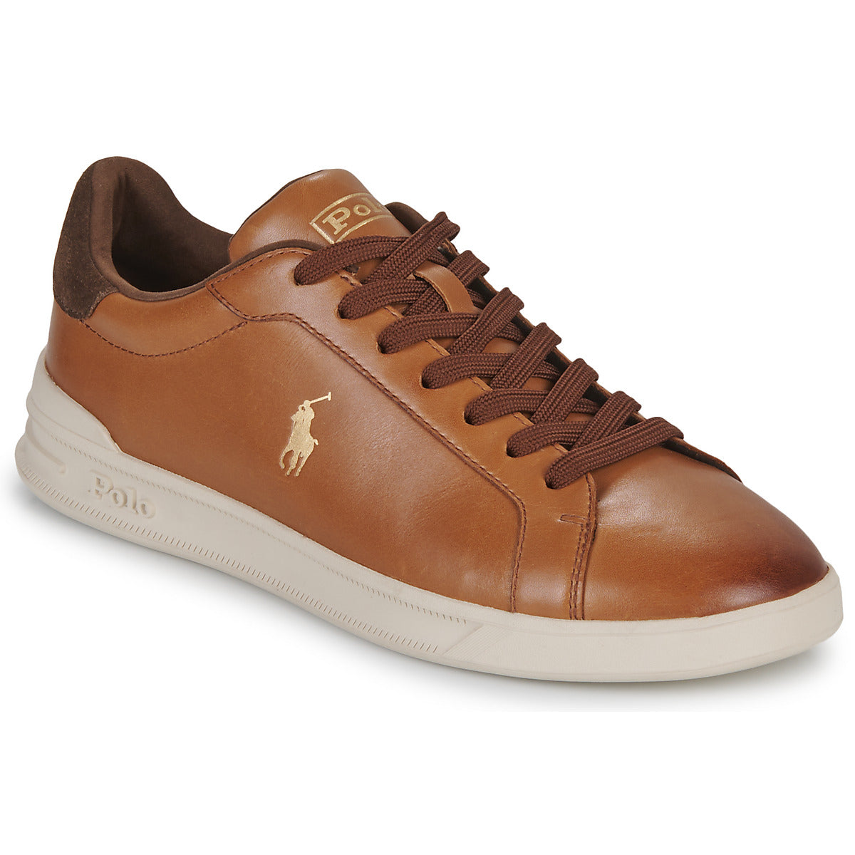 Sneakers Uomo Polo Ralph Lauren  HERITAGE COURT  Marrone