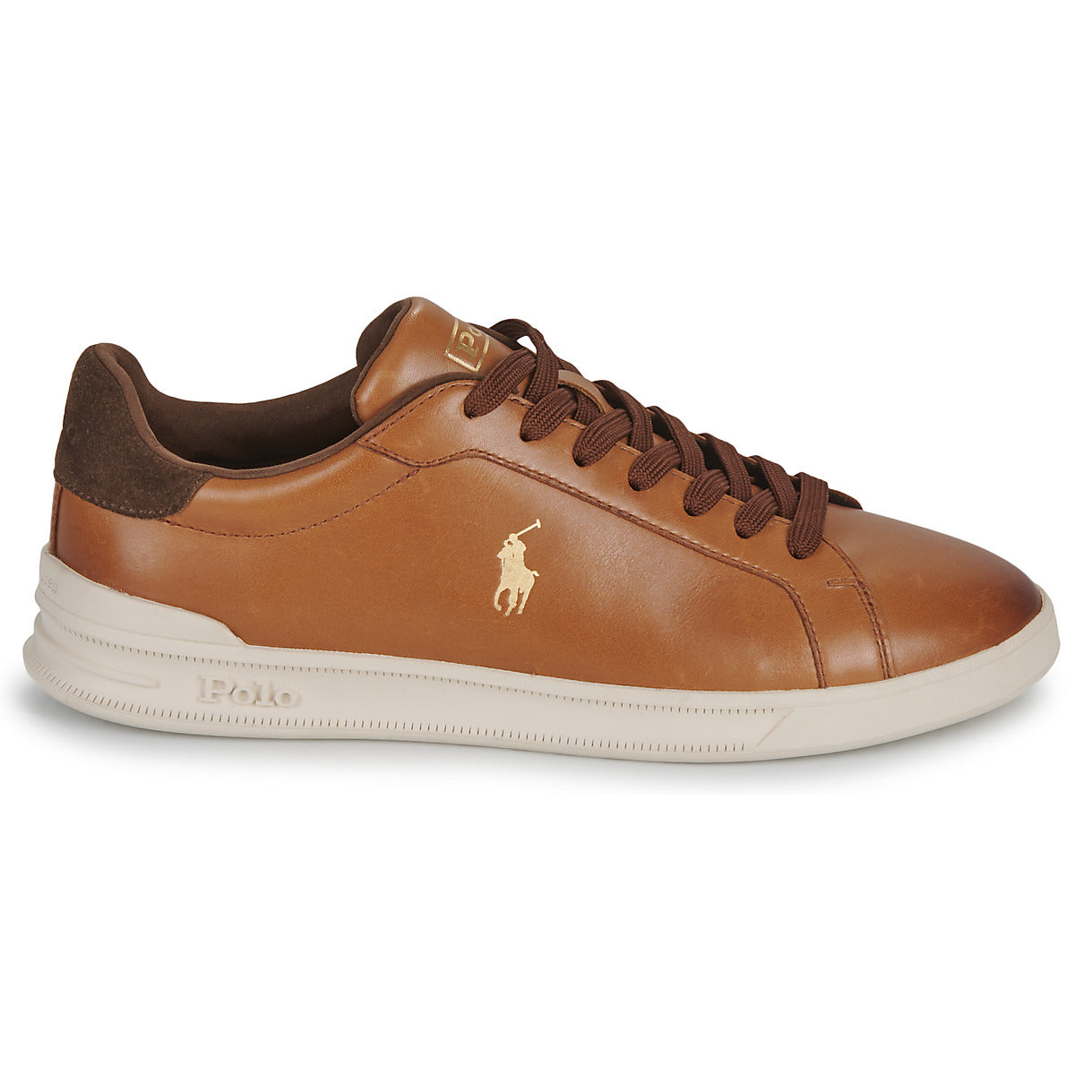 Sneakers Uomo Polo Ralph Lauren  HERITAGE COURT  Marrone