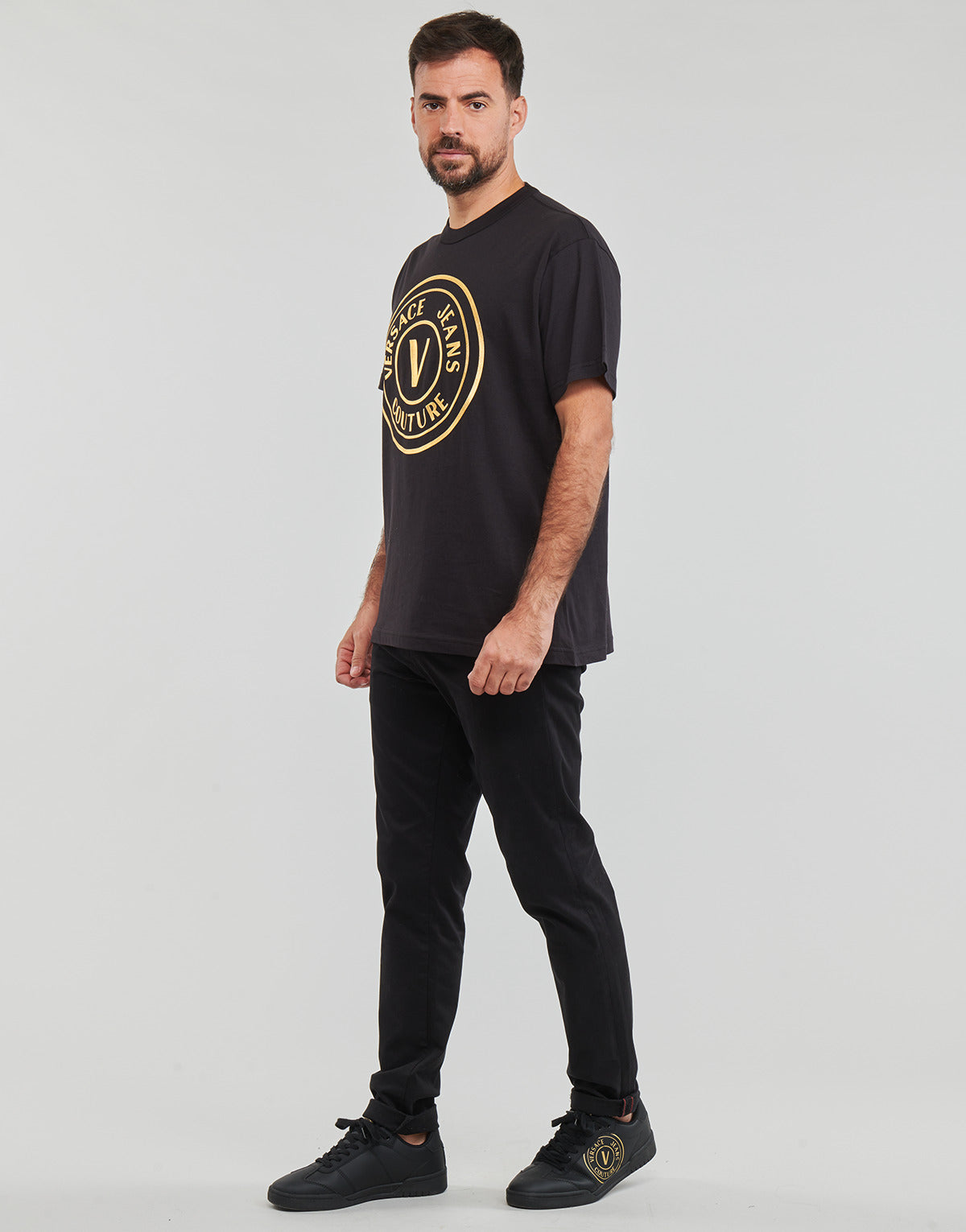 T-shirt Uomo Versace Jeans Couture GAHT05 Nero