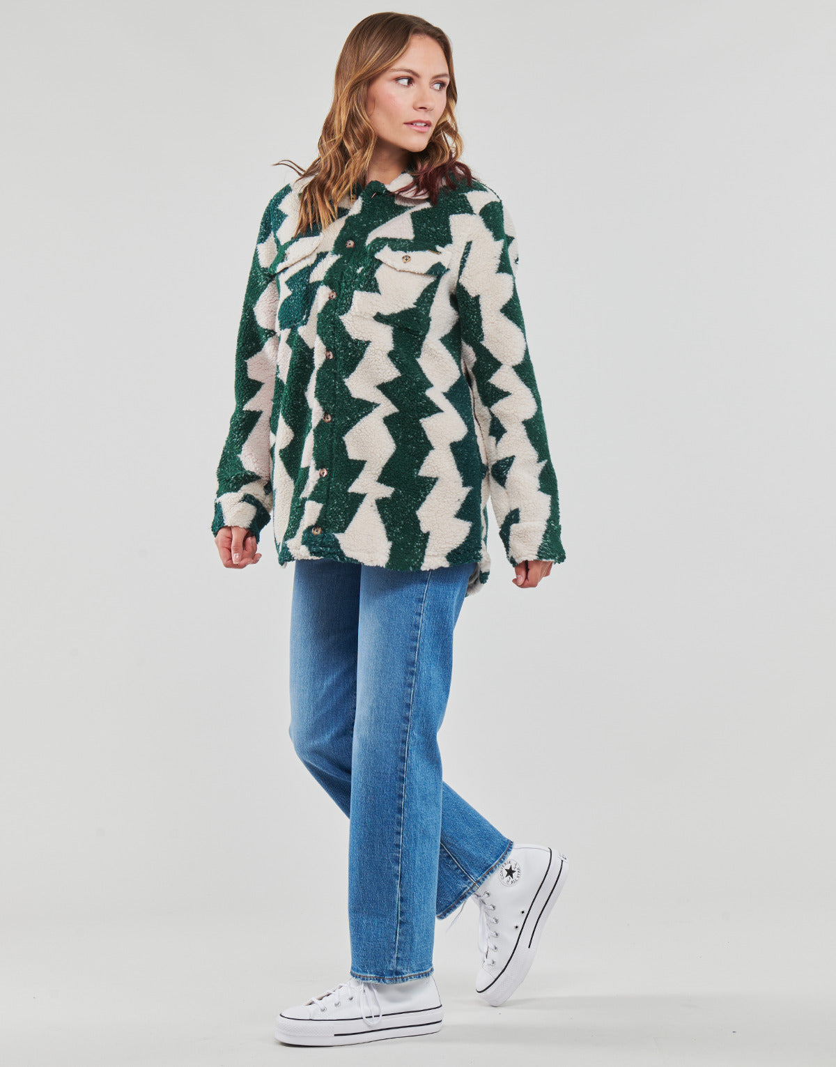 Giubbotto Donna Volcom SILENT SHERPA JACKET Multicolore