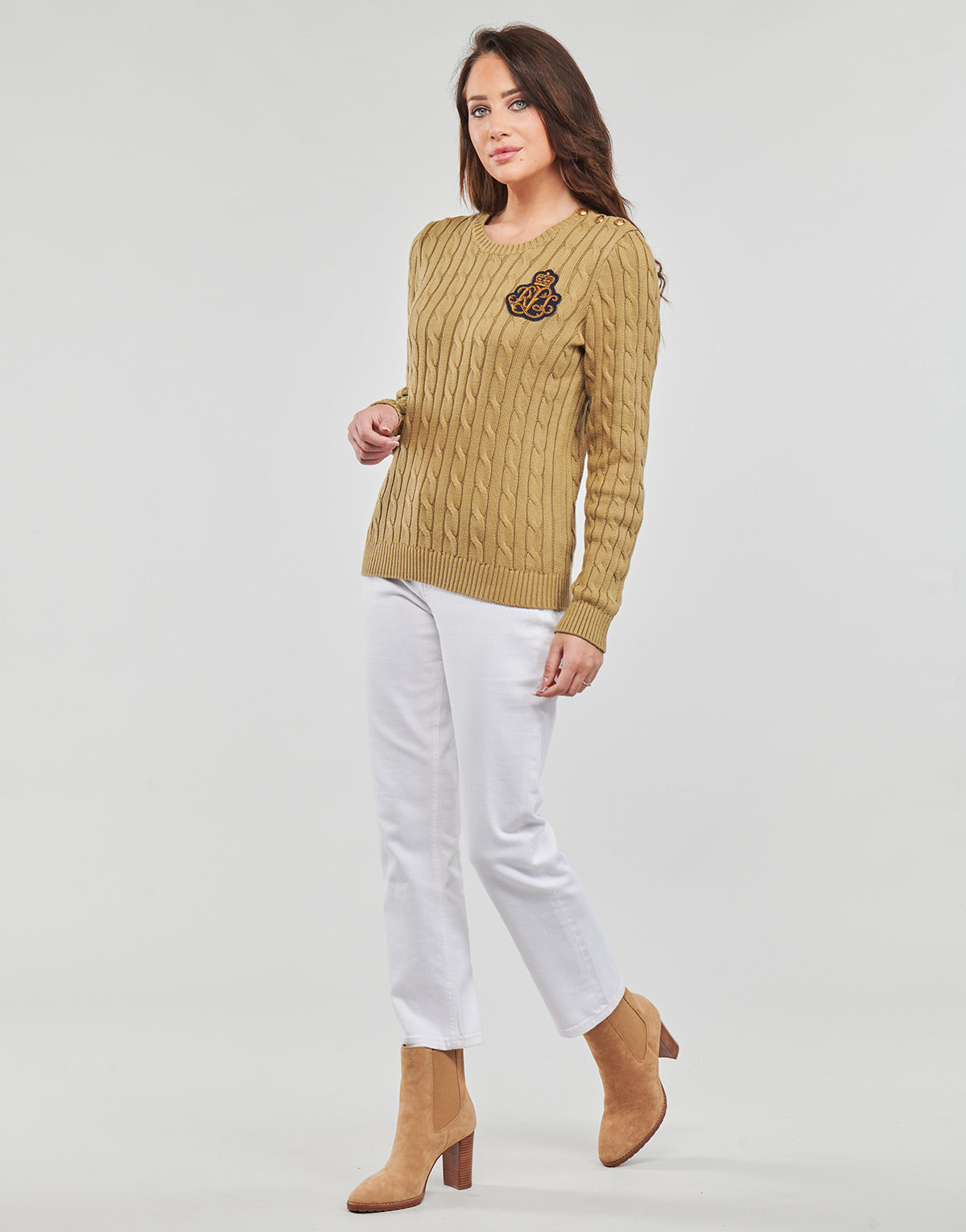 Maglione Donna Lauren Ralph Lauren MONTIVA Beige