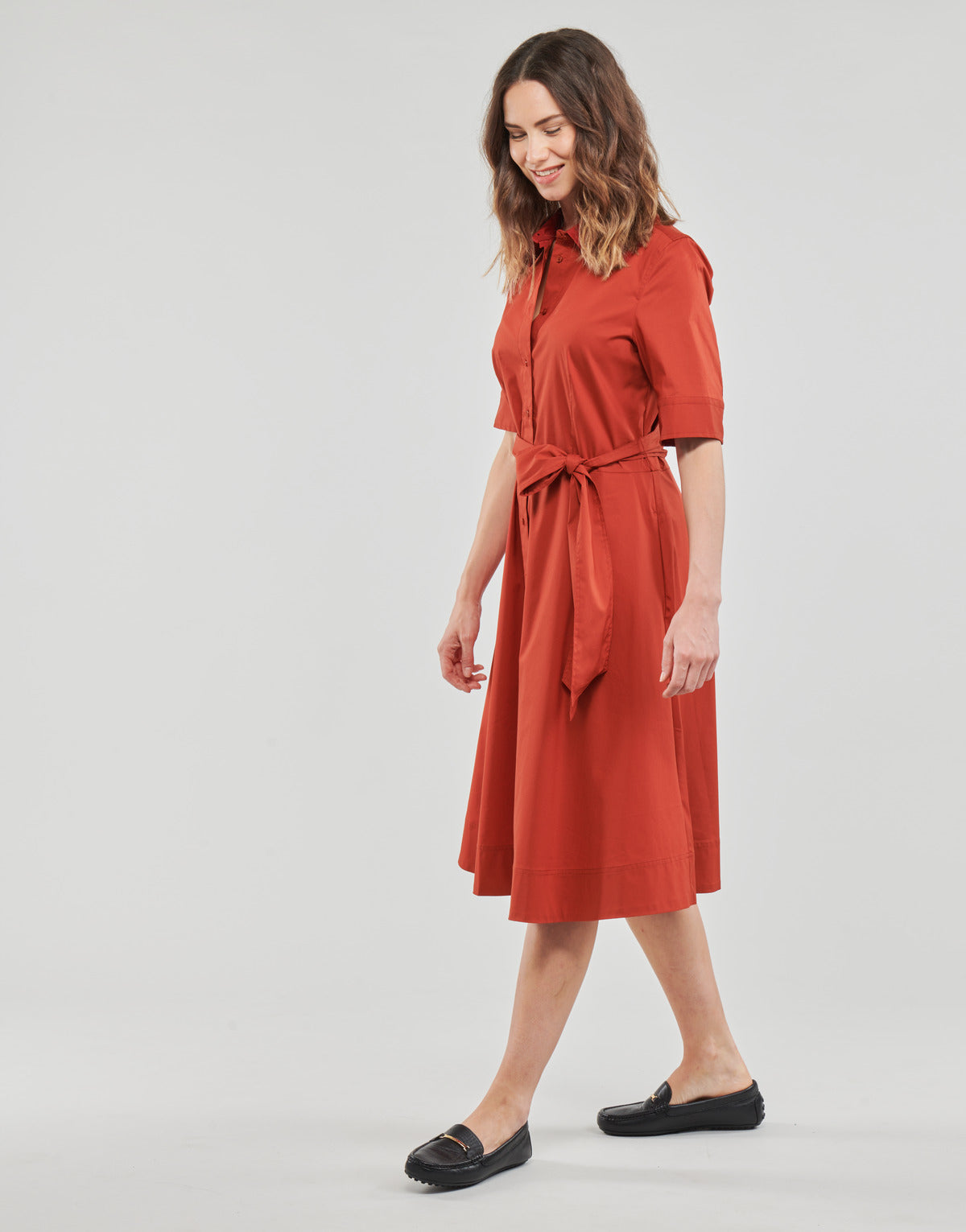 Abito lungo Donna Lauren Ralph Lauren FINNBARR Arancio