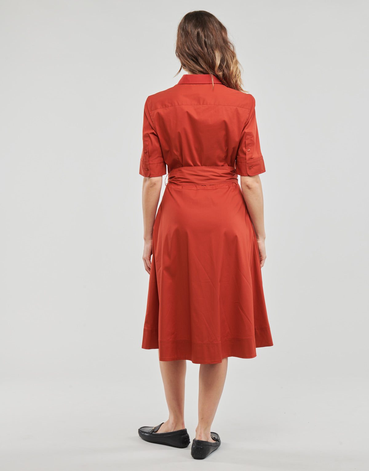 Abito lungo Donna Lauren Ralph Lauren  FINNBARR  Arancio