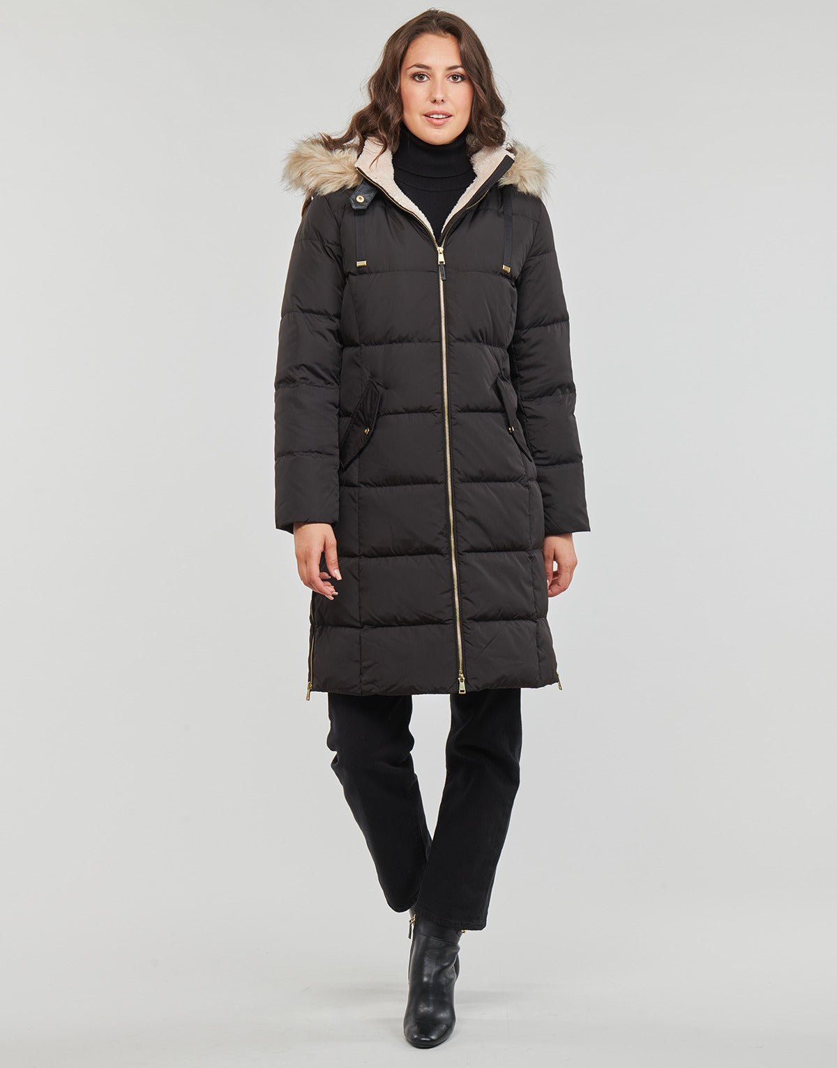 Piumino Donna Lauren Ralph Lauren HD PUFFR-INSULATED-COAT Nero