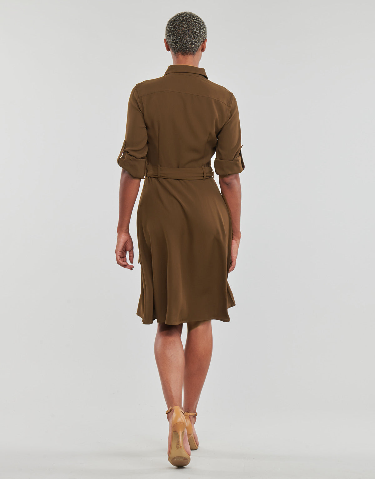 Abito lungo Donna Lauren Ralph Lauren KARALYNN Marrone