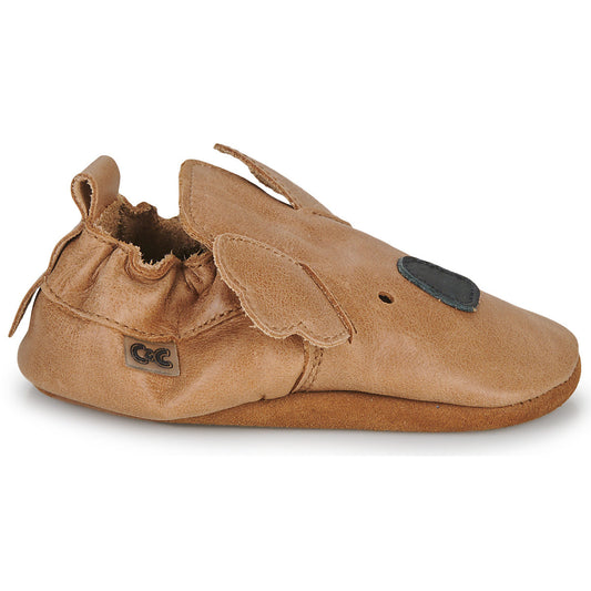 Pantofole bambini ragazza Citrouille et Compagnie NEW 24 Marrone