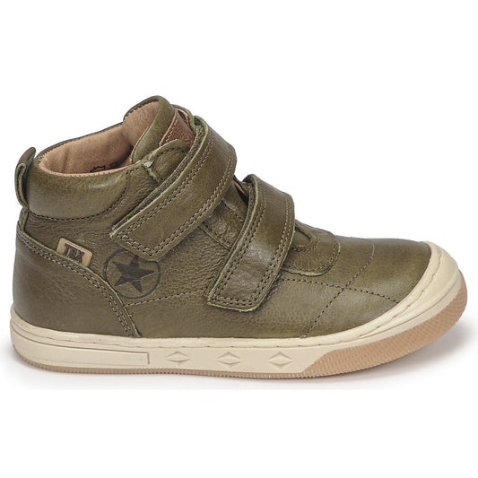 Scarpe bambini ragazzo Bisgaard JUNO TEX Kaki