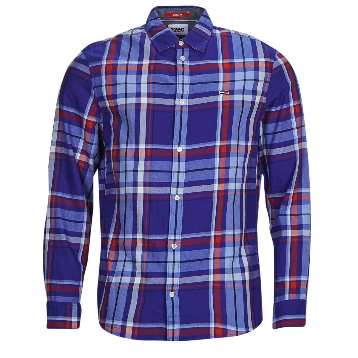 Camicia a maniche lunghe Uomo Tommy Jeans TJM CLSC ESSENTIAL CHECK SHIRT Marine