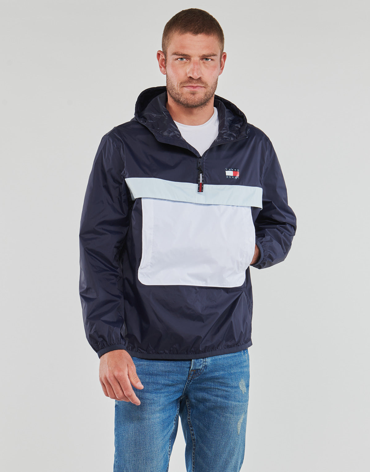 giacca a vento Uomo Tommy Jeans TJM CLBK PCKABLE TECH CHICAGO Marine