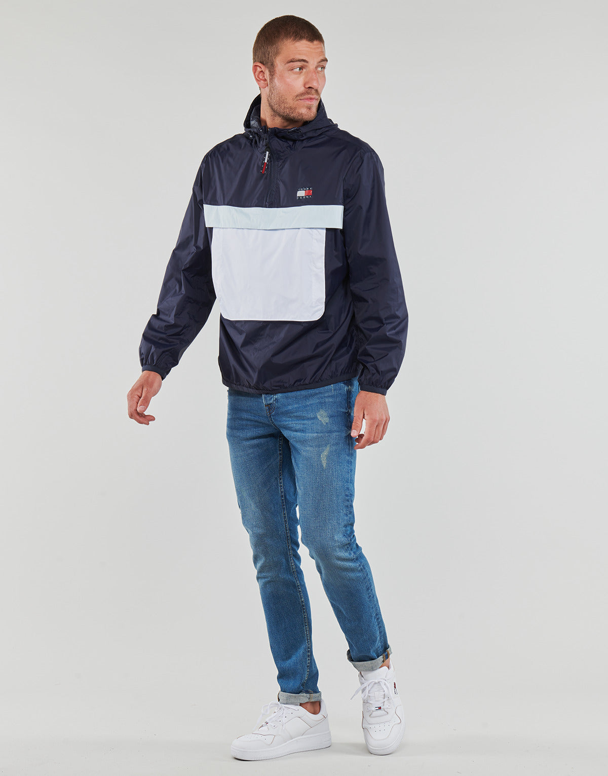 giacca a vento Uomo Tommy Jeans TJM CLBK PCKABLE TECH CHICAGO Marine