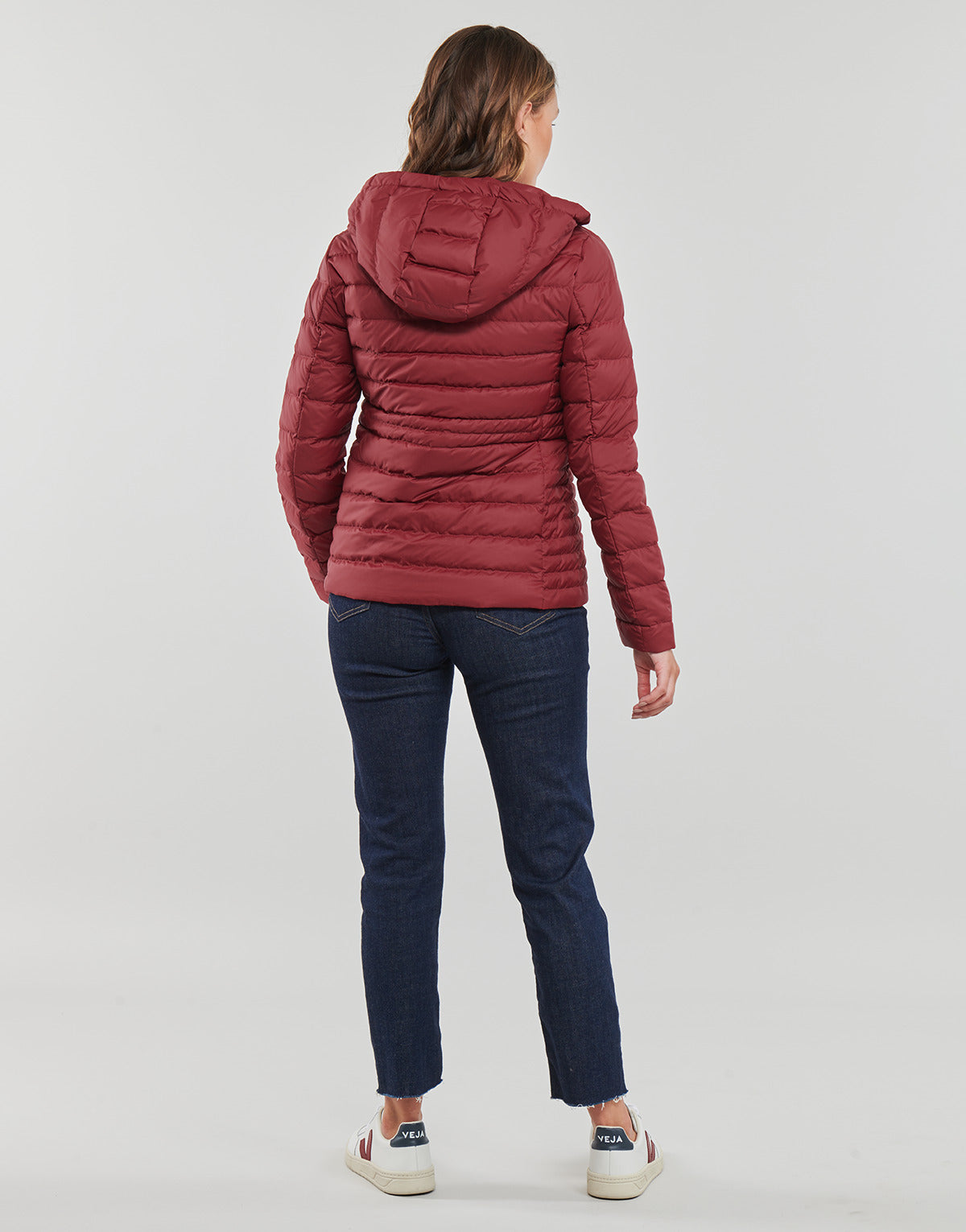 Piumino Donna Tommy Hilfiger FEMININE LW DOWN JACKET Rosso