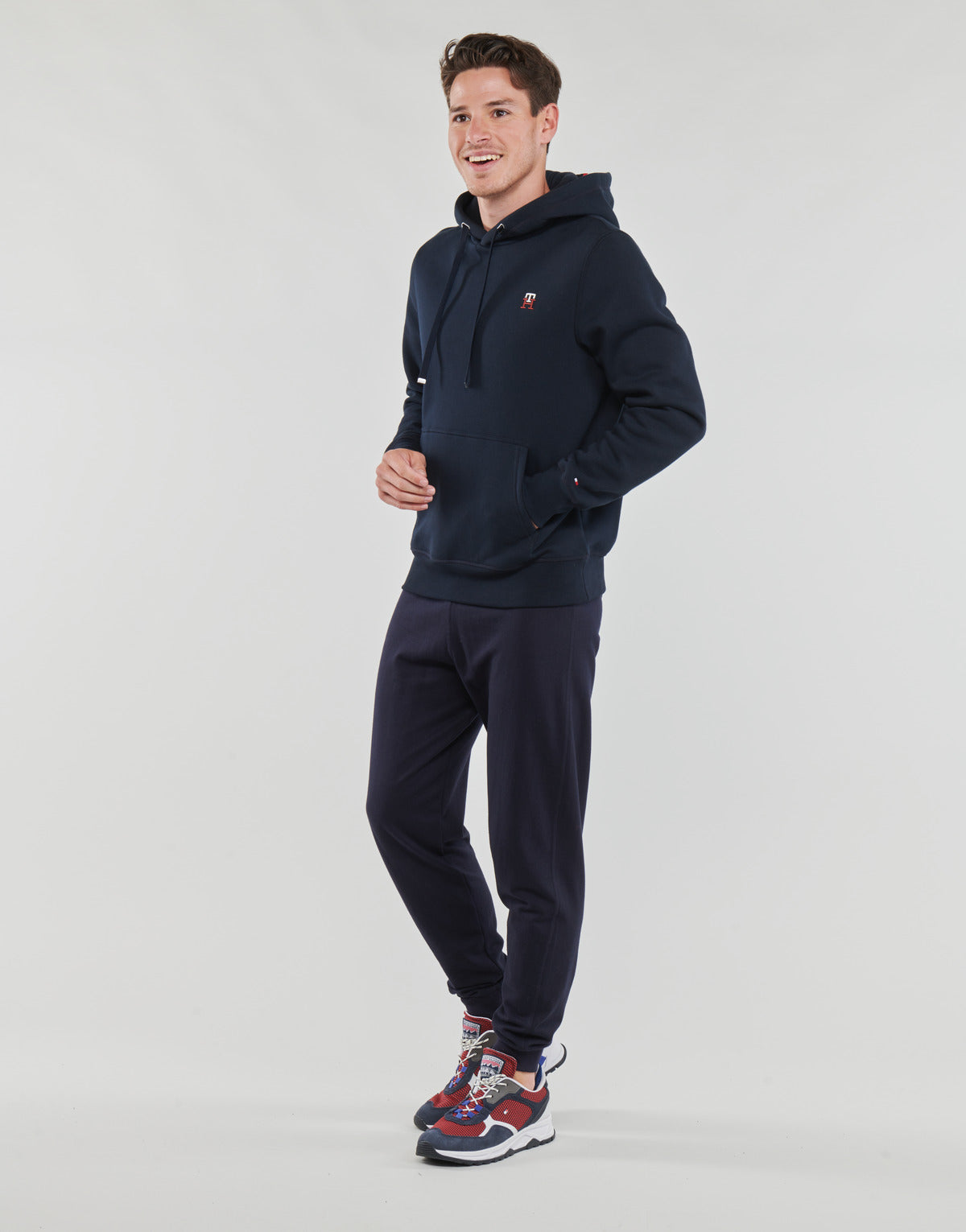 Felpa Uomo Tommy Hilfiger SMALL IMD HOODY Marine