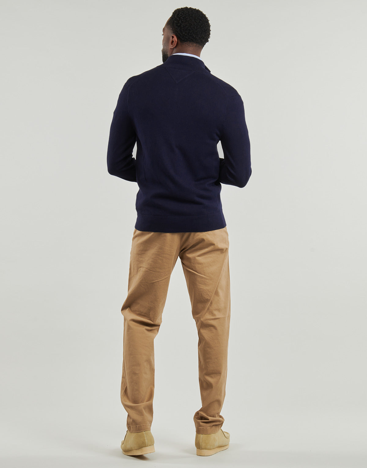 Maglione Uomo Tommy Hilfiger  PIMA ORG CTN CASHMERE ZIP THRU  Blu