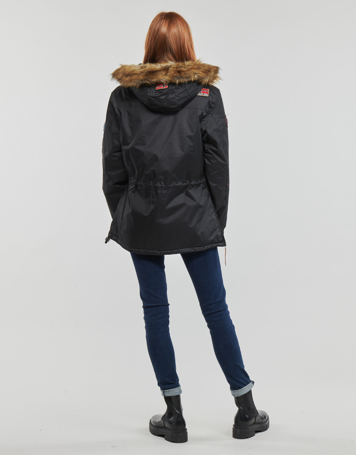 Parka Donna Geographical Norway BOOMERA Nero