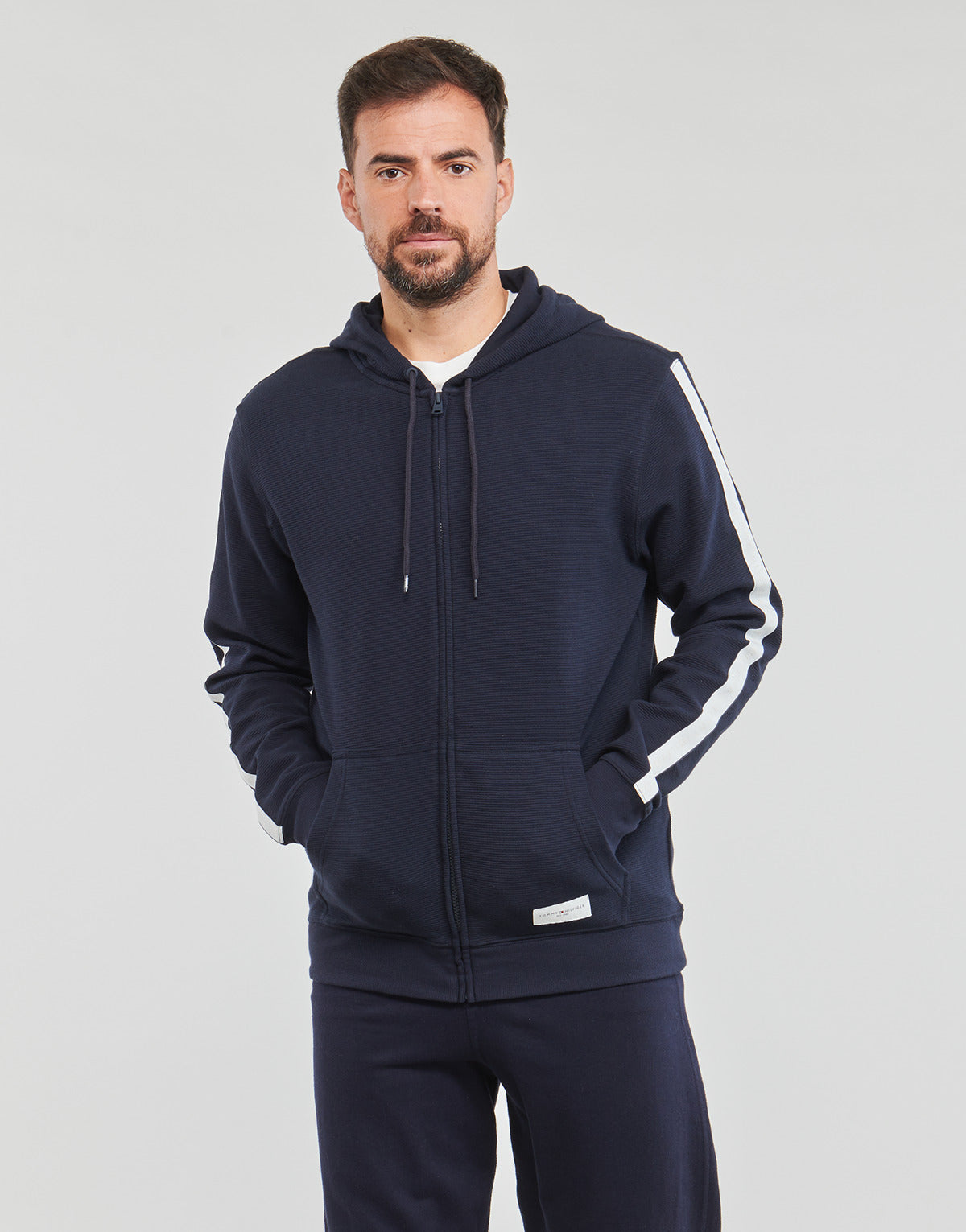 Felpa Uomo Tommy Hilfiger HWK FZ HOODIE Marine