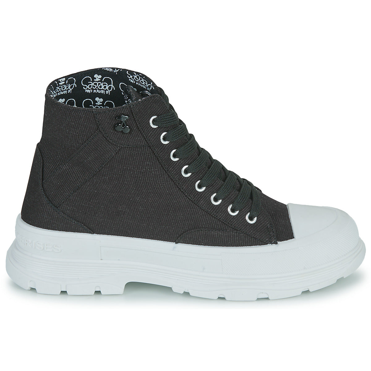 Sneakers alte Donna Le Temps des Cerises  LINA  Nero