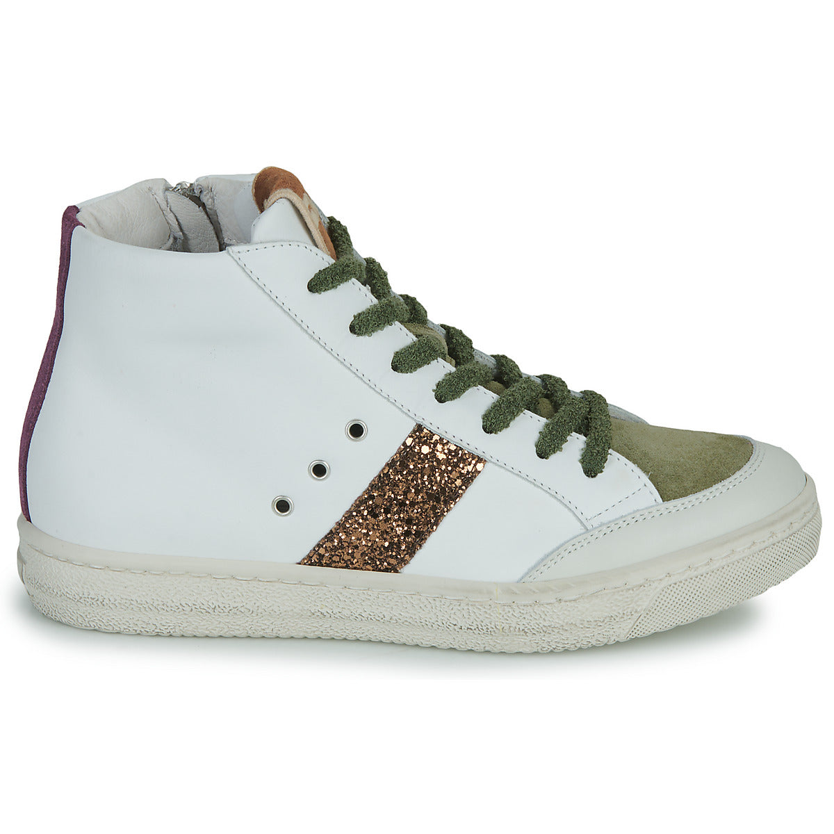 Sneakers alte Donna Meline BUP1151-RIC-A8202 Bianco