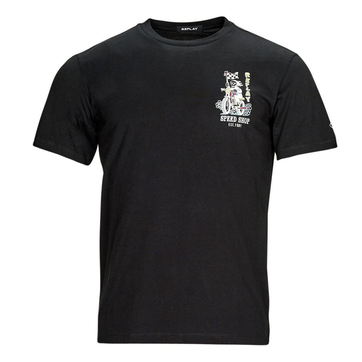 T-shirt Uomo Replay M6676 Nero