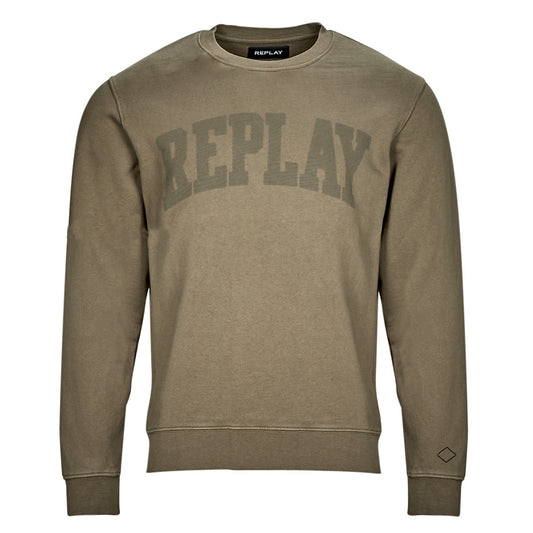 Felpa Uomo Replay M6714 Kaki