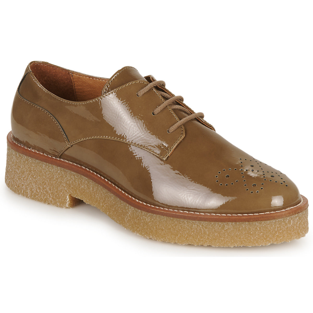 Scarpe Donna Myma 7201-CREPE-VERNIS-TORTORA Beige