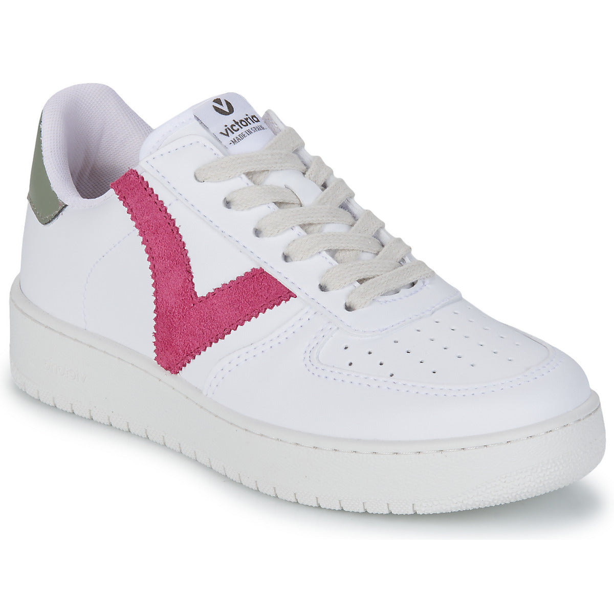 Sneakers basse Donna Victoria 1258201FRAMBUESA Bianco