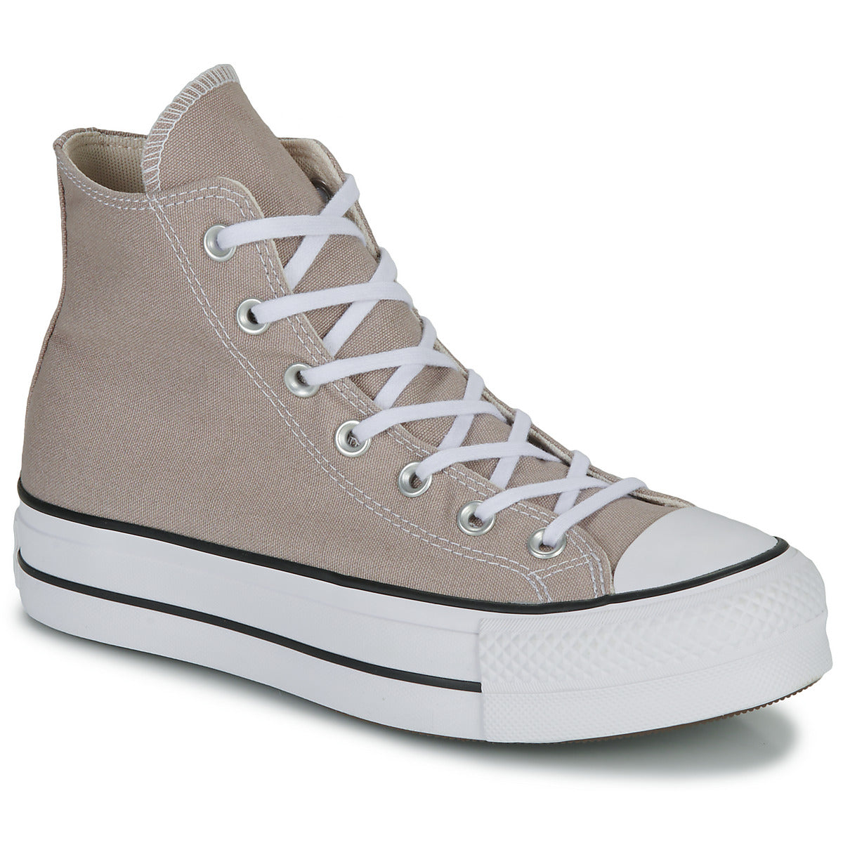 Sneakers alte Donna Converse  CHUCK TAYLOR ALL STAR LIFT PLATFORM SEASONAL COLOR  Beige