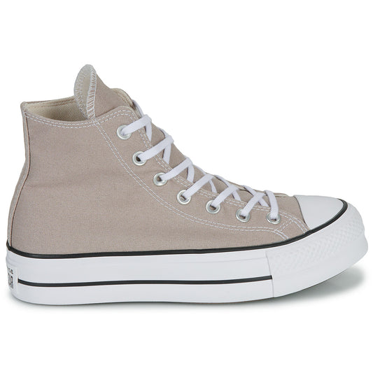 Sneakers alte Donna Converse  CHUCK TAYLOR ALL STAR LIFT PLATFORM SEASONAL COLOR  Beige