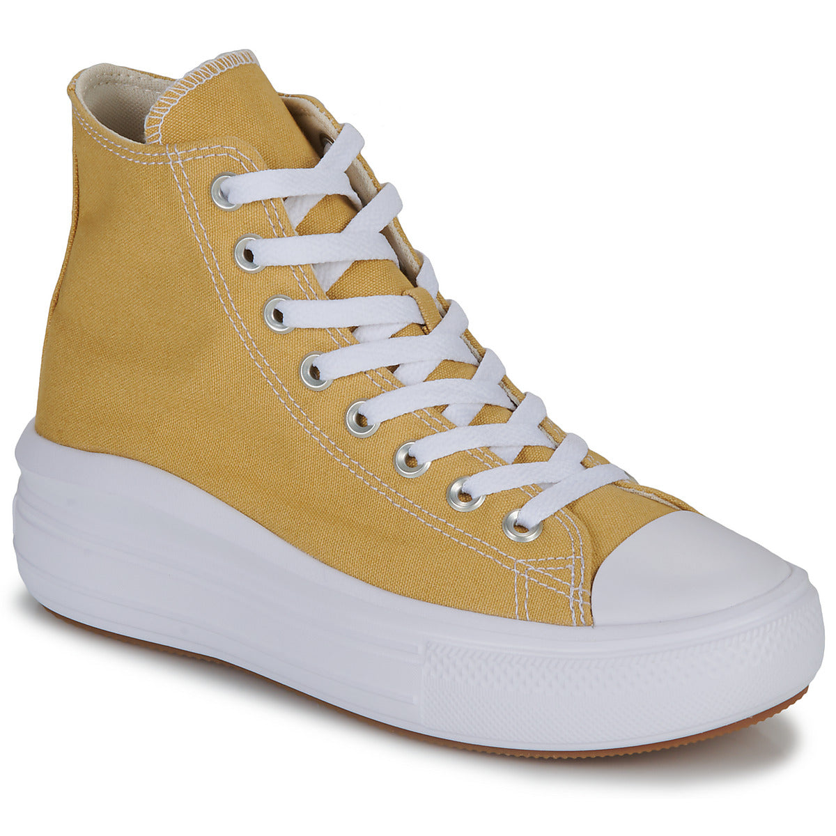 Sneakers alte Donna Converse  CHUCK TAYLOR ALL STAR MOVE PLATFORM SEASONAL COLOR  Giallo