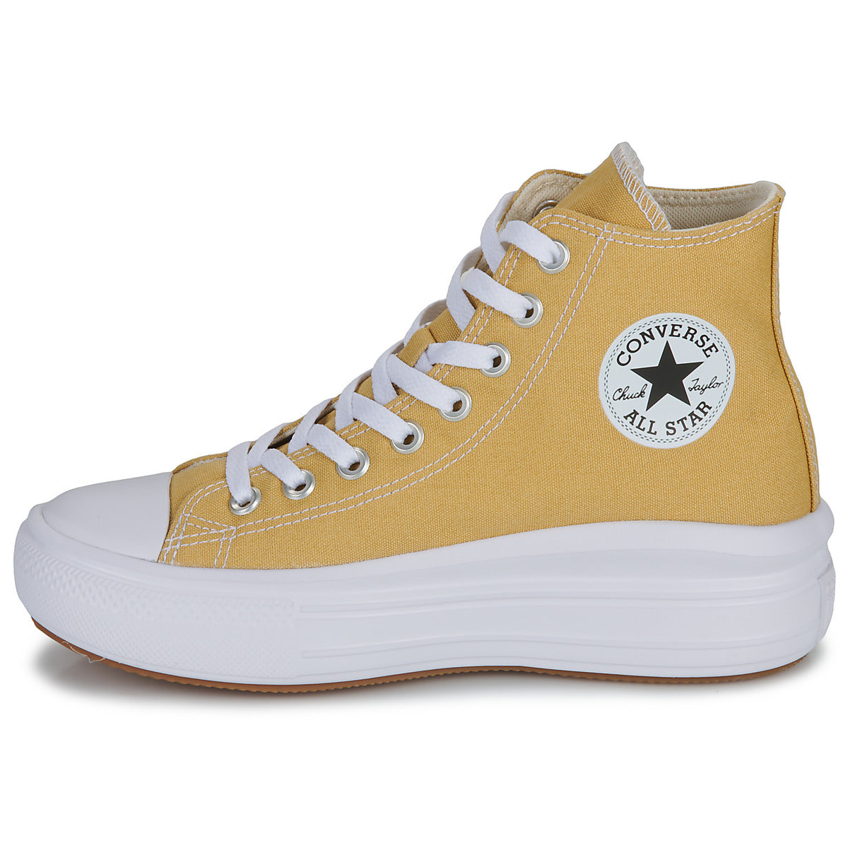 Sneakers alte Donna Converse  CHUCK TAYLOR ALL STAR MOVE PLATFORM SEASONAL COLOR  Giallo