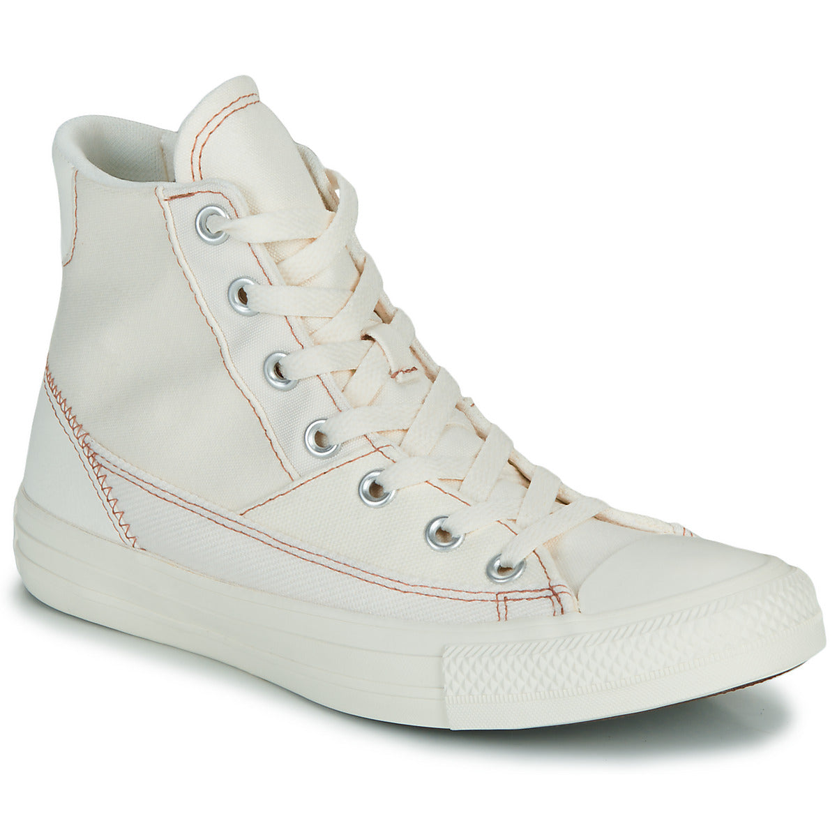 Sneakers alte Donna Converse CHUCK TAYLOR ALL STAR PATCHWORK Bianco