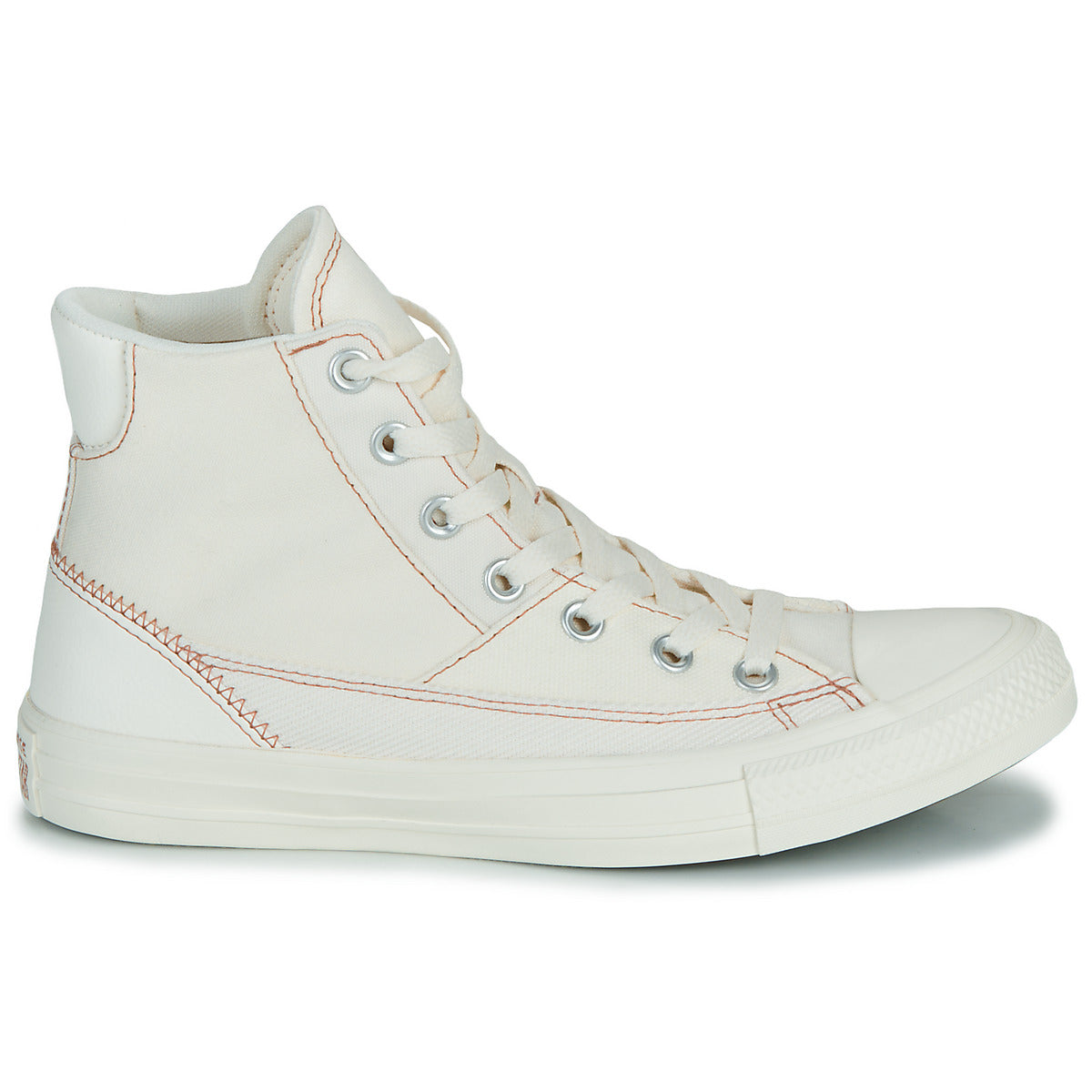 Sneakers alte Donna Converse CHUCK TAYLOR ALL STAR PATCHWORK Bianco